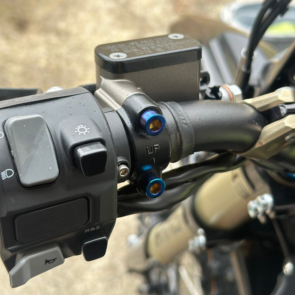 Moto Brake Handlebar Clamp Titanium Bolts